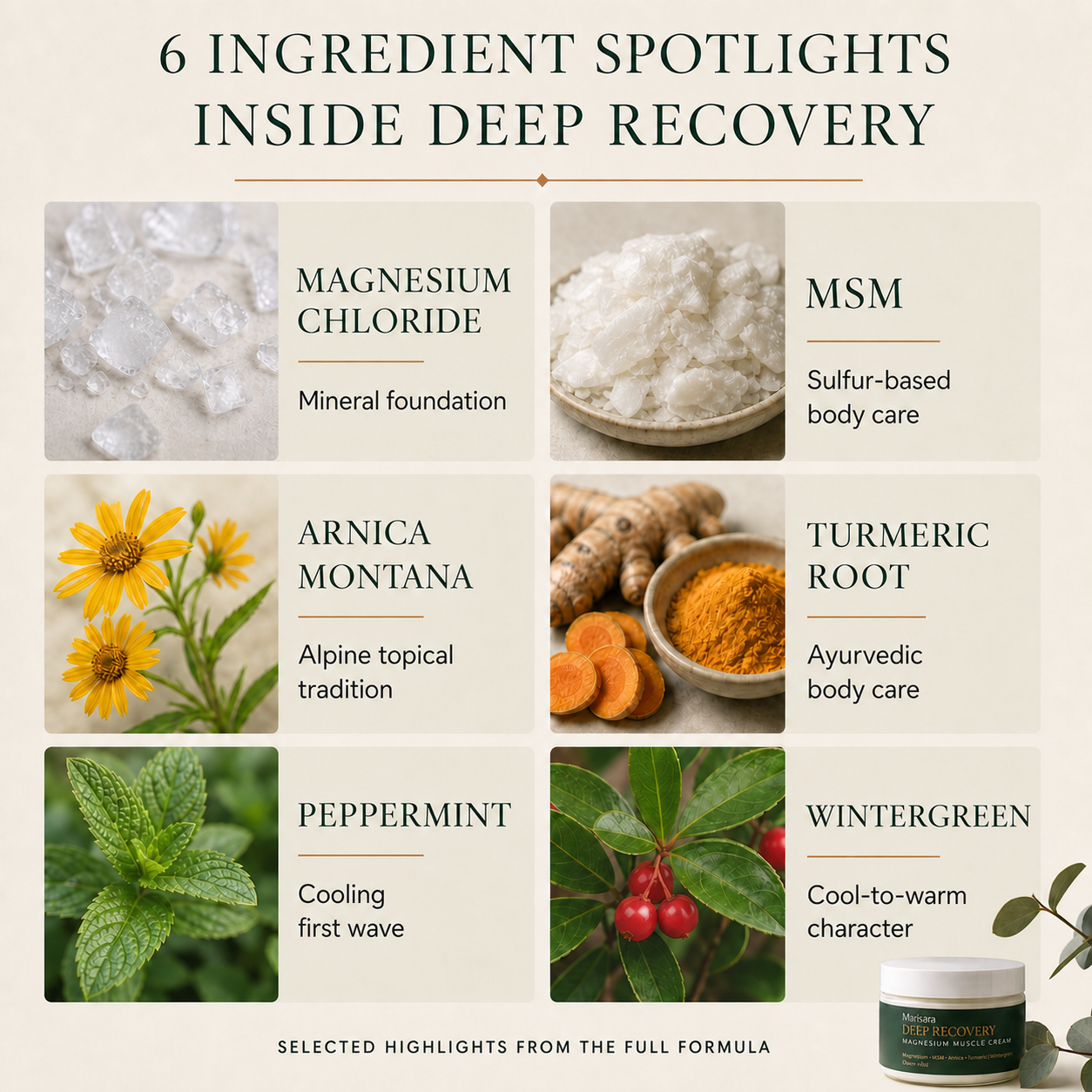 Marisera Magnesium Muscle Cream (Deep Recovery)